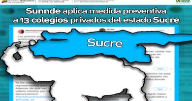Aplican medida preventiva a 13 colegios privados en el estado Sucre por especulación