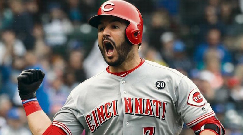 Eugenio Suárez el tercera base con más jonrones en la Nacional