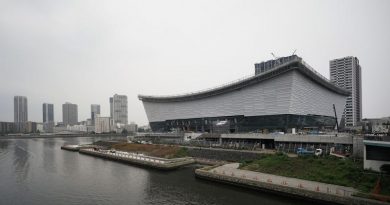 Así va quedando el Ariake Arena, sede de los JJOO Tokio 2020 (AP Photo / Jae C. Hong)