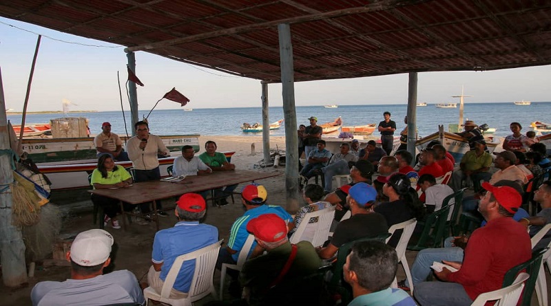 Pescadores de Nueva Esparta trabajan para aumentar producción de proteínas (Foto MinPesca)