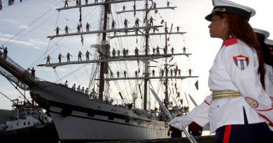 Buque Escuela "Simón Bolívar" realiza visita oficial a Cuba