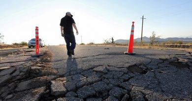 Cada 30 segundos: Más de 4.700 temblores se han registrado desde el jueves en California, EE.UU. (Foto agencias)