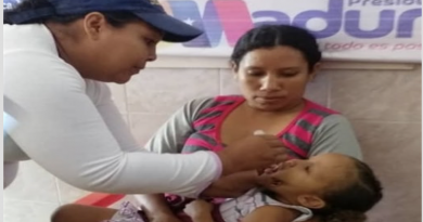 En el municipio Santa Bárbara de Monagas inició campaña de inmunización contra la polio