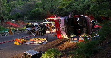 Seis muertos y 41 heridos tras volcar un microbús en Chile