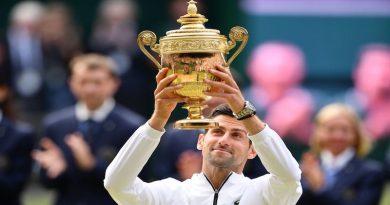 Djokovic gana título individual de Wimbledon 2019