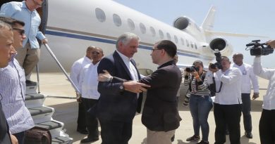 Llega a Venezuela el presidente de la República de Cuba Miguel Díaz Canel