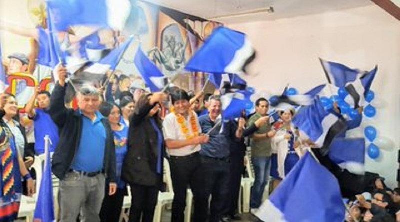 Evo Morales inicia campaña electoral para su reelección