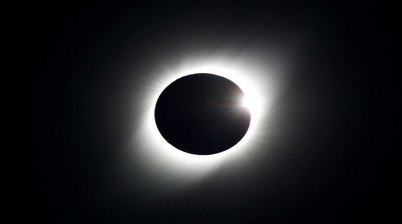 Imágenes del eclipse total de Sol observado desde Suramérica (Foto RT)