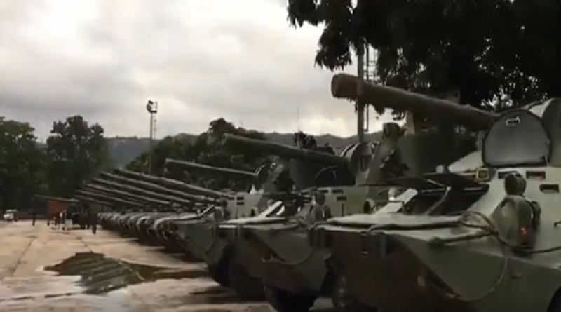 Culminan ensayos de ejercicios de la FANB para desfile del 5 de Julio