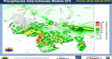 Para este viernes, el Instituto Nacional de Meteorología e Hidrología (Inameh) prevé cielo nublado en la costa venezolana.