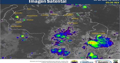 Precipitaciones y actividad eléctrica sobre Oriente del país para este jueves