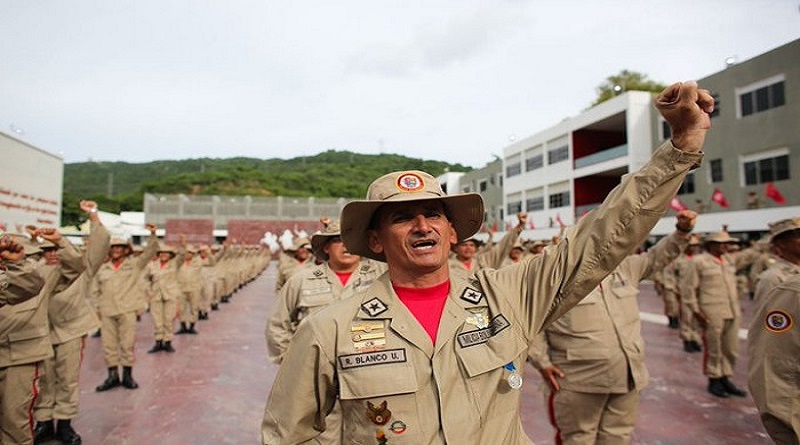 Milicia Bolivariana fomenta Escuela de Formación Antiimperialista de sus cuadros en la parroquia