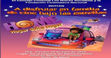 Este viernes proyectarán película Home Hogar dulce hogar en Los Ruices