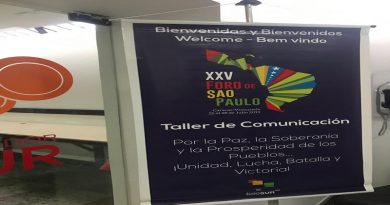 Taller sobre Comunicación Por la Paz dictan en XXV Foro de Sao Paulo (en Fotos)