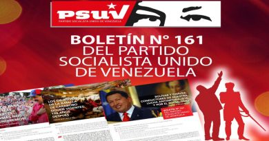 Boletín del PSUV N° 161 expone aportes para comprender el método revolucionario de Chávez