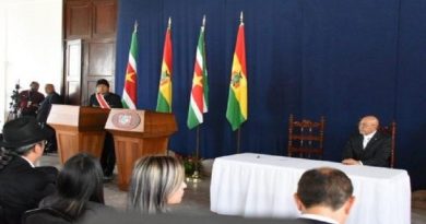 Bolivia y Surinam fortalecen cooperación bilateral