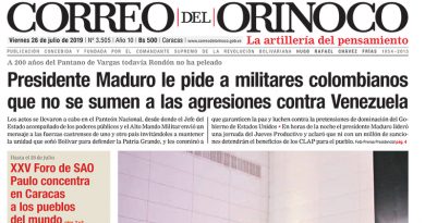 Así titulan los medios impresos venezolanos este viernes 26 de julio