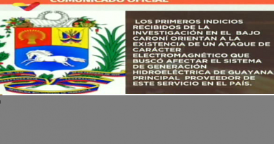 COMUNICADO: Gobierno Bolivariano activó contingencia para reconexión eléctrica tras nuevo ataque electreomagnético (Fotograma VTV)