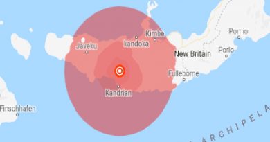 Terremoto de magnitud 6,2 sacude el este de Papúa Nueva Guinea