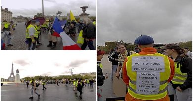 Siguen en Francia protestas de chalecos amarillos