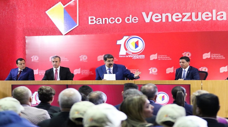 Presidente Maduro ordena abrir taquillas de Petro y Criptomonedas en Banco de Venezuela