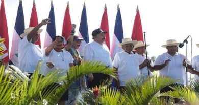presidente Daniel Ortega recordó a los héroes y mártires del repliegue táctico a Masaya que derrocó el Gobierno dictatorial de Anastasio Somoza en 1979 (Foto: @SoySandinista19)