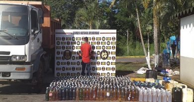 GNB incauta más de 2.800 litros de combustible durante varios procedimiento realizados en Bolívar