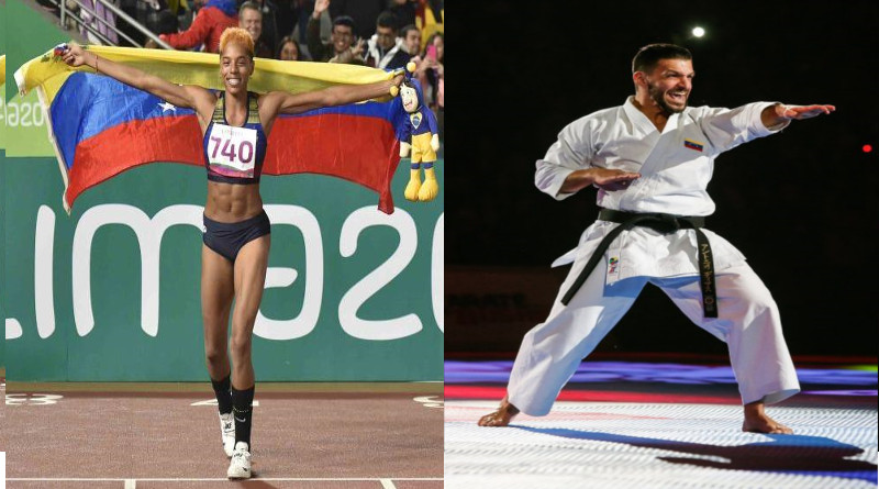 Venezuela celebra dos nuevas medallas de oro con Yulimar Rojas y Antonio Díaz en Panamericanos 2019