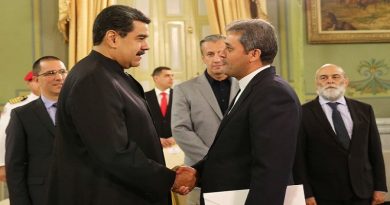 Presidente Maduro recibe Cartas Credenciales del Embajador de Irán excelentísimo Hojjatollah Soltani