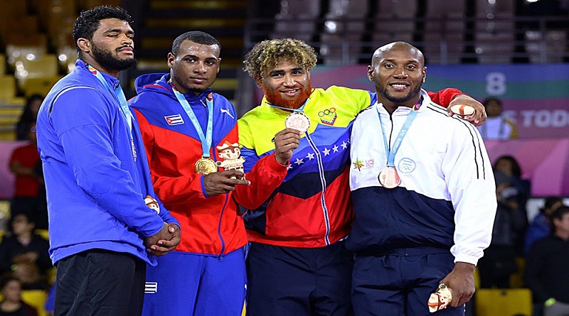 Luillys Pérez se colgó el bronce en la lucha grecorromana 97 kg