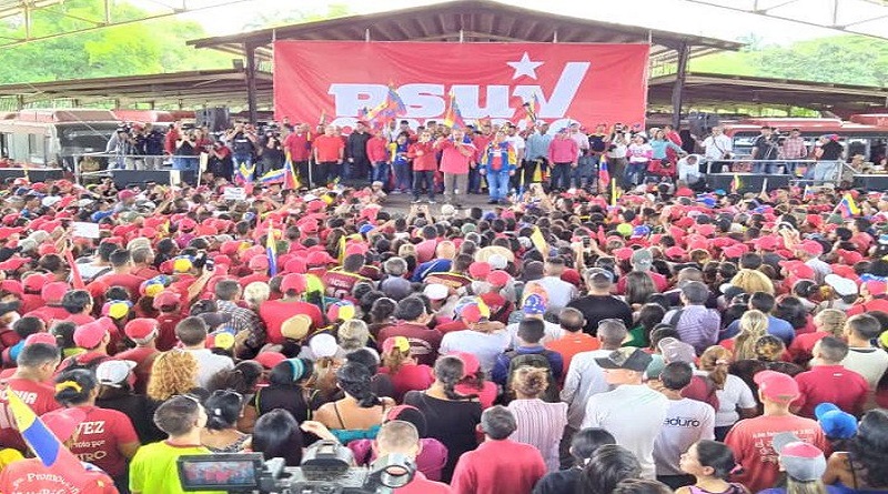Diosdado Cabello juramentó equipo político del PSUV en el estado Carabobo