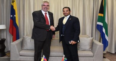 Venezuela y Sudáfrica consolidan relaciones de hermandad y cooperación mutua