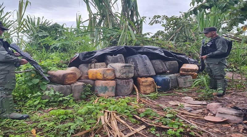 GNB incautan 8.5 Lts de combustible en Táchira