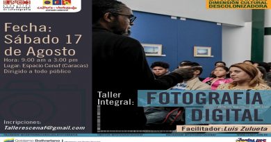 Dictarán talleres Integral de Fotografía en espacios del Cenaf