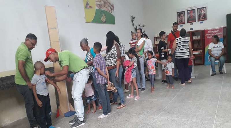 Más de 3.800 personas fueron en despistaje nutricional en la Parroquia El Recreo