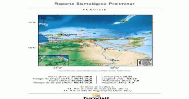 Funvisis reportó dos sismos en los estados Sucre y Yaracuy