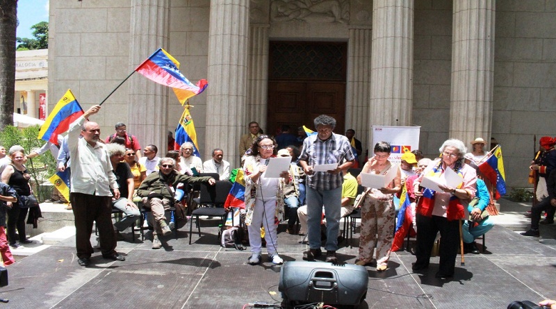 Artistas, creadores, cultores y científicos venezolanos elevaron sus voces contra el bloqueo de Trump