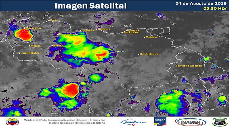 Domingo de lloviznas después del mediodía en gran parte del país