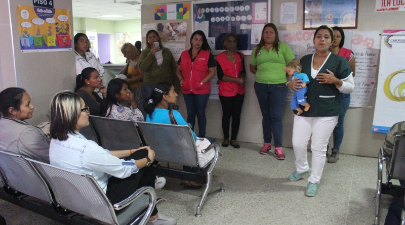 Imparten charla en el estado Miranda por Semana Mundial de la Lactancia Materna