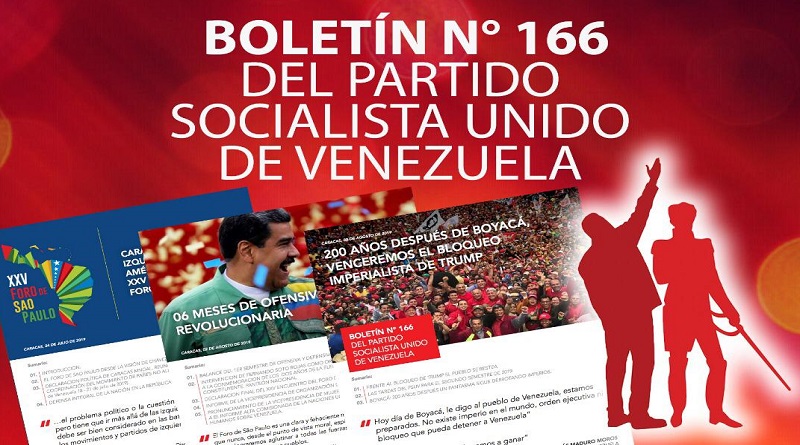 Boletín 166 del PSUV: 200 años después de Boyacá, venceremos el bloqueo imperialista de Trump