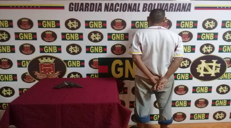 GNB aprehendió a ciudadano por porte ilícito de arma en El Callao