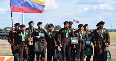 Equipo venezolano REMBAT de la FANB logra 3er lugar en Army Games 2019