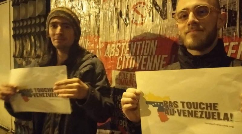 embajada de Venezuela en Francia continúa jornada de recolección de firmas contra el bloqueo