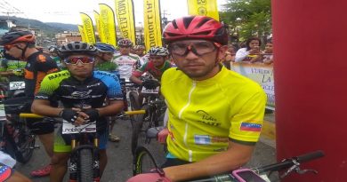 Venezolano Ruddy Rodríguez gana 2da. etapa y sigue líder en XXV Vuelta Internacional en La Azulita (Foto agencias)