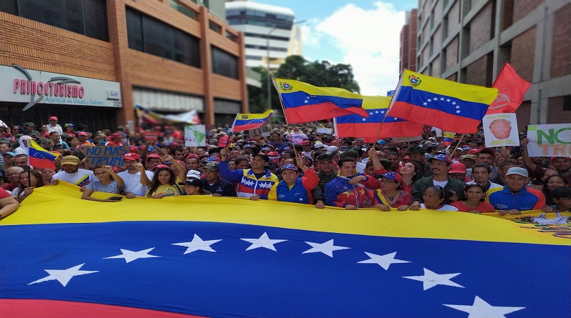 Pueblo de Lara tomó las calles para rechazar bloqueo de Trump contra Venezuela