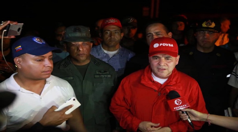 Ministro Quevedo denuncia sabotaje contra planta de gas en Valles del Tuy