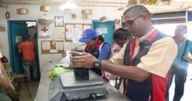 Sencamer garantiza derechos de usuarios con Plan Nacional de Fiscalización en mercados municipales y comercios