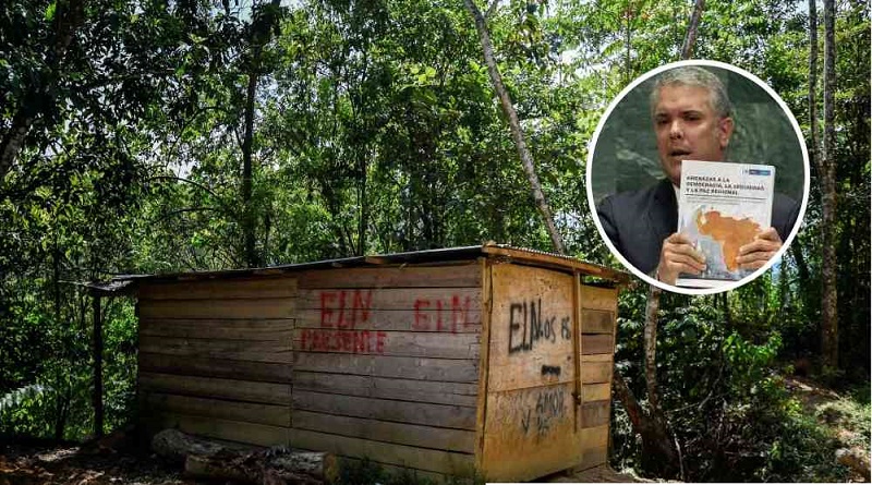 AFP: es falsa segunda foto que Duque presentó en la ONU sobre presuntos guerrilleros en Venezuela