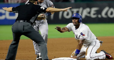 Elvis Andrus logra 30 bases estafadas o más por quinta vez en su carrera