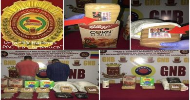 GNB incautó más 166 kilos de sustancia estupefaciente en Zulia, Guárico y Barinas